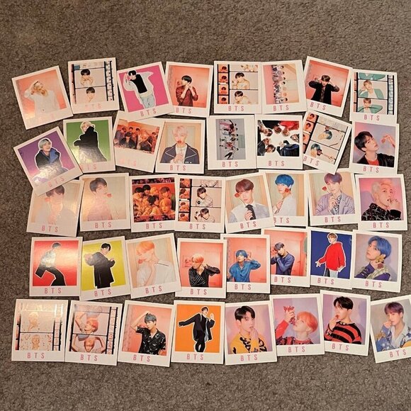 BTS Photo Lomo Cards Set for Bedroom Wall - Picture 6 of 10